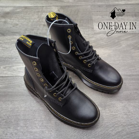 Dr. Martens 1460 Slip Resistant Leather Boot Size USM 6 USL 7 - Picture 1 of 5